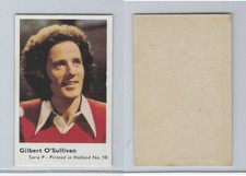 1970 Dutch Gum, Music Artists Mini Card, Series P, #10 Gilbert O'Sullivan, ZQL
