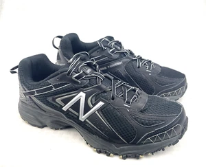 New Balance Mens 411 All Terrain MT411BG Black Running Shoes Sneakers Sz 9.5 4E - Picture 1 of 11