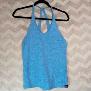 New Balance for J.Crew free flow tank top blue strappy back Women's S/m - Picture 1 of 6