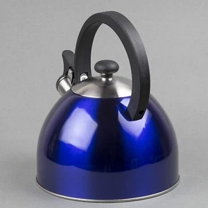 Creative Home Prelude 2.1 Qt Stainless Steel Whistling Tea Kettle - MetallicBlue - Picture 1 of 4