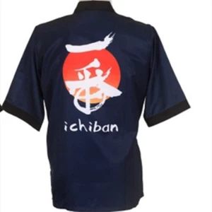 Happi Sushi Chef Coat Serving Short Kimono Sushi Chef Jacket Hotel Uniform Hot - Picture 1 of 7