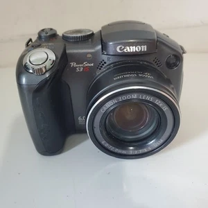 Canon PowerShot S3 IS 6.0 MP 12x Zoom Digital Camera FOR PARTS - Picture 1 of 11