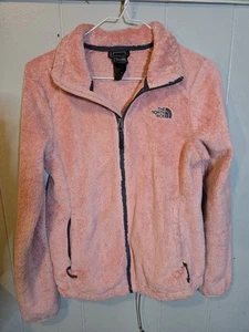 North Face Womens Osito Fleece Jacket PINK Size Large - Picture 1 of 15