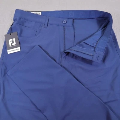 FootJoy FJ Moxie 5-Pocket Performance Pant Men 34x32 Navy Golf Performance Tech - Image 1 of 4