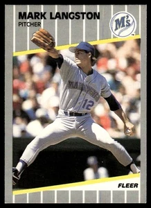 1989 Fleer #551 Mark Langston - Picture 1 of 2