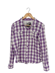 VOLCOM Blusa-camisa Mujeres Blusa Talla EU 40 lila-blanco look casual - Imagen 1 de 5