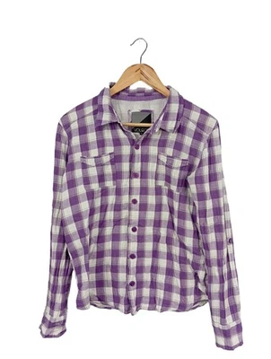 VOLCOM Blusa-camisa Mujeres Blusa Talla EU 40 lila-blanco look casual - Imagen 1 de 4