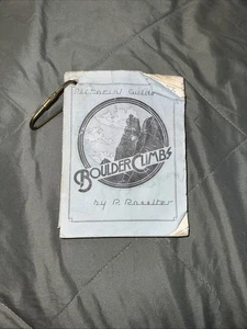 Vintage Richard Rossiter 1986 Pictorial Guide to Boulder Climbs 4th Ed Climbing - Bild 1 von 17