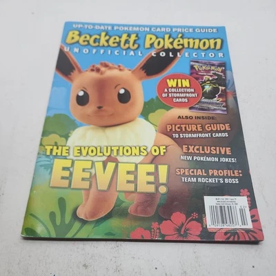 February 2009, Issue #11  Beckett Pokemon, Unofficial Collector " EEVEE! " Foto 1 de 3