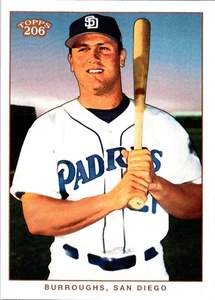 Tarjeta de béisbol 2002 Topps 206 Sean Burroughs #265 de los Padres de San Diego - Imagen 1 de 2