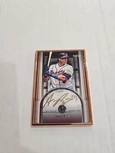 AUSTIN RILEY 2024 TOPPS MUSEUM COLLECTION FRAMED AUTO BRONZE FRAME /20 ZA - Picture 1 of 3