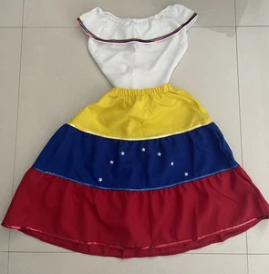 Traje Tipico de Venezuela / Venezuelanisches Kleid / Venezuelanisches Kostüm Größe 5 - Bild 1 von 3