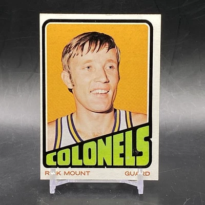 1972 Topps #237 Rick Mount Kentucky Colonels Vintage Basketball Trading Card - Image 1 of 2