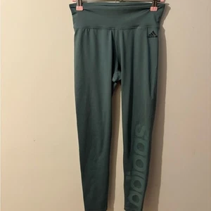 Adidas Women’s Teal Leggings Size Small - Picture 1 of 5