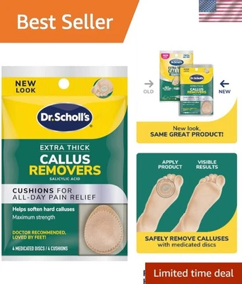 Removedor de callos extra grueso Dr. Scholl's 4ct - Solución para aliviar el dolor todo el día Foto 1 de 4