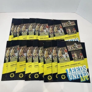 Leeds United Football Programmes Job Lot X19 From 1977 /78 Home Games Division 1 - Picture 1 of 22