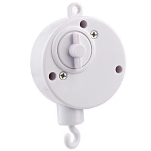 Music Box Toy Hanging White Wind-up 0-3 Years Accessories Baby Cot Bell DIY - Picture 1 of 11