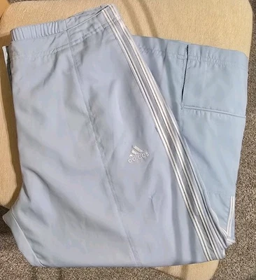 Light Blue ADIDAS 3 Quarter Bottoms/shorts UK 12 - Image 1 of 4