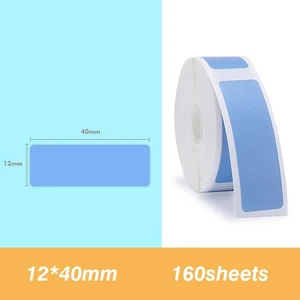 (5 Rolls (Type 1))5 Rolls Label Paper Thermal Printing Paper Name Price TDW - Afbeelding 1 van 9