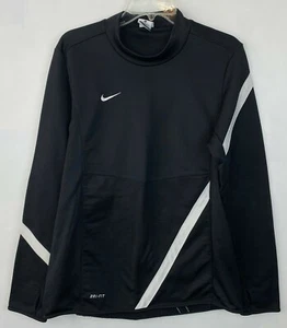 Camisa Nike Para Hombres M Cuello Simulado Térmica Dri Fit Seca Calce Ajustado Capa Base 6323 Negra - Imagen 1 de 5