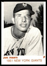 1975 TCMA 1951 NEW YORK GIANTS JIM HEARN NEW YORK GIANTS