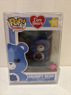 Funko Pop! Animación en vinilo - Care Bears - Grumpy Bear (Flocked) #353 Foto 1 de 4