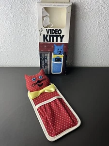 Vintage Video Kitty  Tv Remote Organizer - Picture 1 of 3