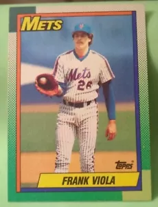 1990 Topps Frank Viola #470 Baseball Card - New York Mets - Picture 1 of 2