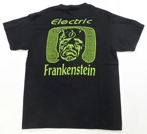 Rare Vintage Electric Frankenstein Tour T-Shirt 90s Garage Punk Rock Band Black Gr. M - Bild 1 von 9