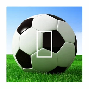 Novelty Footie Football Soccer Ball Light Switch Vinyl Sticker Cover Skin Decal - Picture 1 of 1