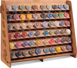 Farbregal Organizer mit 60 Löchern geeignet für Citadel Farben - Wandmontage Wo - Bild 1 von 7