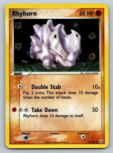 Rhyhorn - 70/101 - Reverse Holo ex - Pokemon Card - LP - Picture 1 of 2