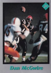 1991 Tuff Stuff Jr. Magazine #33 Dan McGwire Seattle Seahawks - Picture 1 of 2