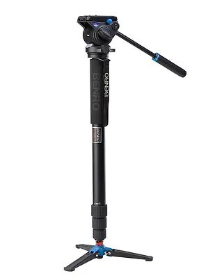 New! Benro A48TDS4 Monopod Kit with Twist Lock, S4 Head - Max Load 8.8 lb (4 kg) - Image 1 of 2