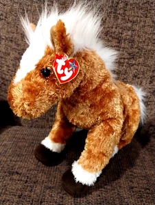 Vintage Ty Trotter the Horse Plush 2001 Beanie Buddies Collection Stuffed Animal - Picture 1 of 6