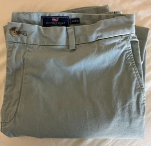 Vineyard Vines Hose Herren 42x32 grün Performance Golfer Reise Preppy Workwear - Bild 1 von 9