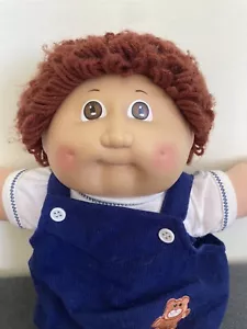 1982 Cabbage Patch Kid Boy BRN EYES HAIR 2 DMPL BLUSH CHK - Bild 1 von 9