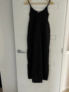 Rip Curl Black Ladies Midi Dress - Size 8 - 5+ items free postage (AU) - Picture 1 of 9