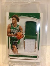 2019-20 National Treasures Romeo Langford Dual Patch Jersey 58/99