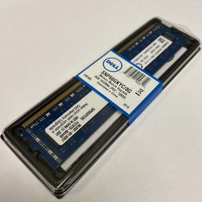 Kingston 8GB (1x 8GB) PC3-12800U DDR3-1600 MHz DIMM Memory SNP66GKYC/8G Dell - Image 1 of 4
