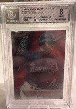 1994 Bowman’s Best Ken Griffey Jr. Refractors #R40  BGS 8