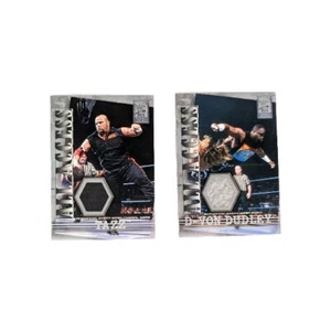 2002 Fleer WWF Wrestling All Access Tazz & D-Von Dudley Event Worn Shirt Card - Picture 1 of 4