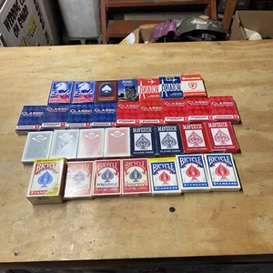32 Decks Vintage Spielkarten BICYCLE EAGLE MAVERICK AVIATOR DIAMOND CLASSIC ++ - Bild 1 von 6