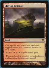 Clifftop Retreat Innistrad NM Land Rare MAGIC MTG CARD (ID# 242552) ABUGames