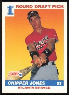 1991 Score #671 Chipper Jones RC - Image 1 of 2