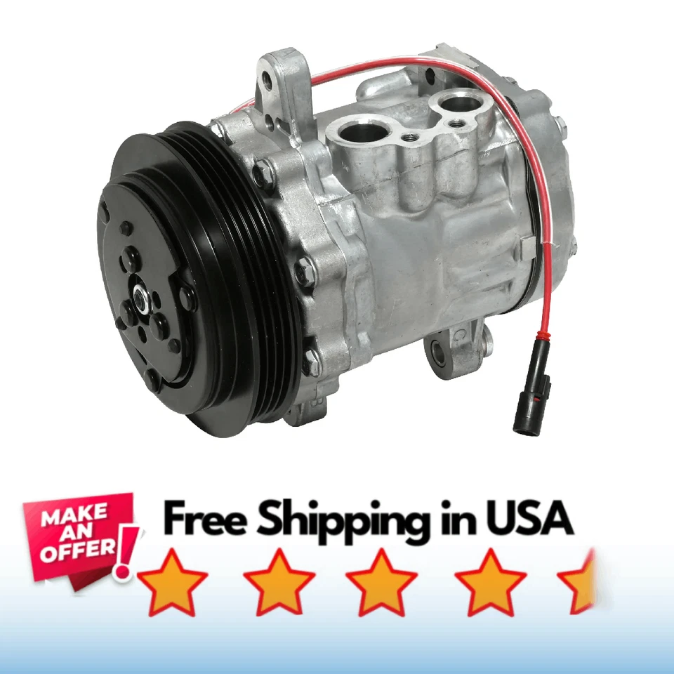 Compressor A/C Fit Geo Tracker 1995-1997, Suzuki Sidekick 1995-1998 - Image 1 of 1