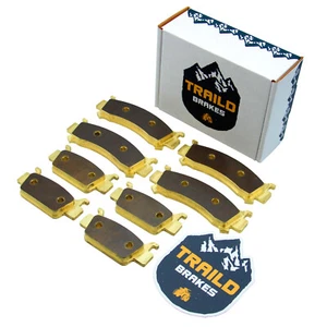 Juego de pastillas de freno delanteras y traseras de latón Honda Talon 1000R/1000X/1000X-4 2019-2024 - Imagen 1 de 6