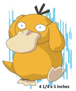 Psyduck Peel & Stick Decal Pokemon Wall Art Sticker Removable Decor Kids Room US - Picture 1 of 1
