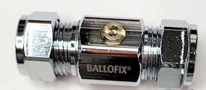 Ballofix® Isolation Valve - 15mm Chrome - Picture 1 of 1