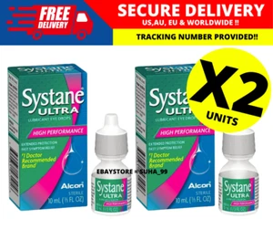Systane Eye Drops Ultra Lubricant High Performance Alcon ( 10 ml ) X 2 - Picture 1 of 4